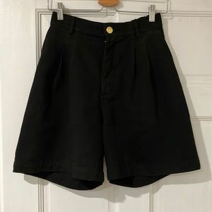 Big Bud Press Black Trouser Shorts. EUC. XS.